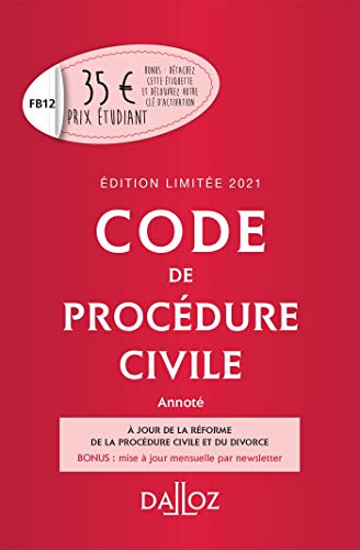 Code de procédure civile: Annoté