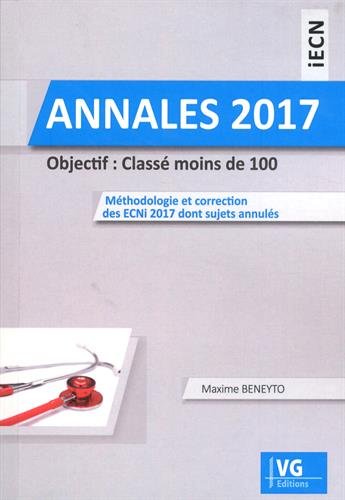 Annales iECN 2017: Objectif : classé moins de 100