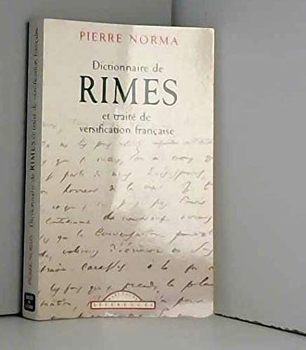 Dictionnaire de Rimes