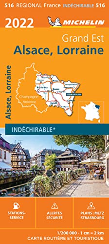 Carte Régionale Alsace, Lorraine 2022