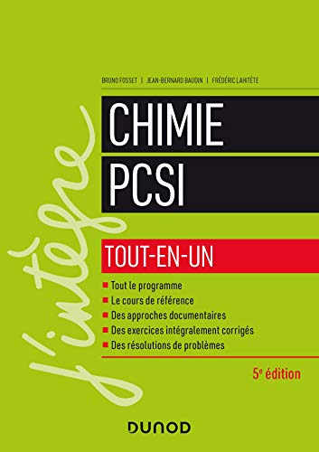 Chimie tout-en-un PCSI - 5e éd.