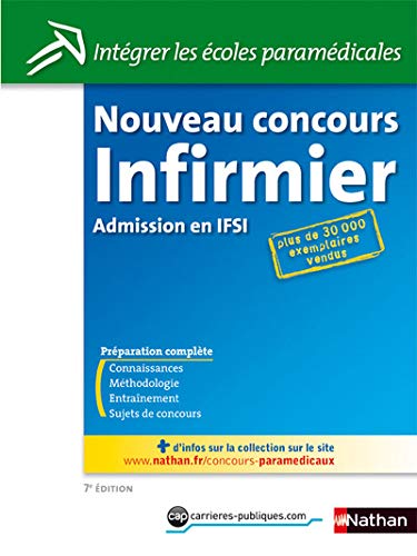 NOUVEAU CONCOURS INFIRMIER ADMISSION EN IFSI 6ED