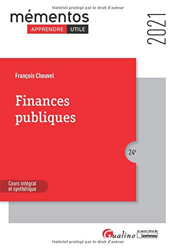 Finances publiques 2021: Intègre la loi de finances pour 2021 (2021)