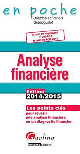 Analyse financière 2014-2015, 5ème Ed