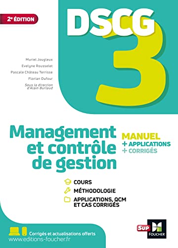 DSCG 3 - Management et contrôle de gestion - Manuel et applications 2022-2023