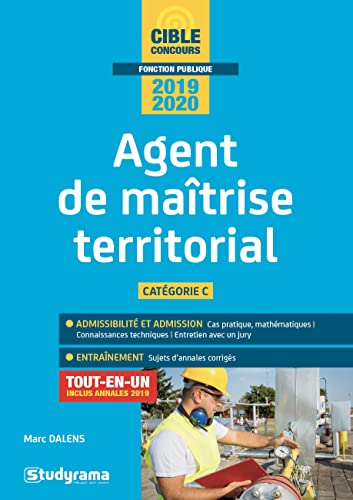 Agent de maîtrise territorial 2019-2020: catégorie C