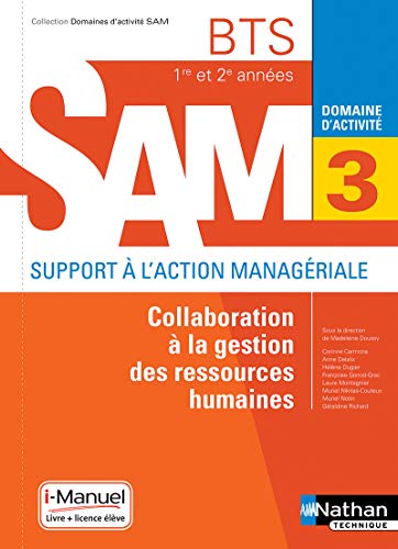 Collaboration à la gestion des ressources humaines BTS SAM 1re et 2e années