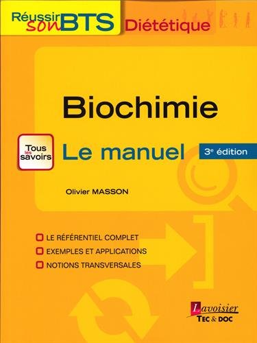 Biochimie: Bases biochimiques de la diététique