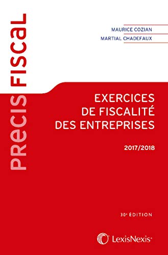 Exercices de fiscalité des entreprises 2017/2018
