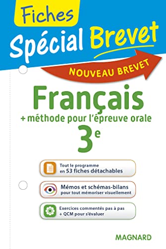 Spécial Brevet - Fiches Français 3e - Nouveau programme 2016