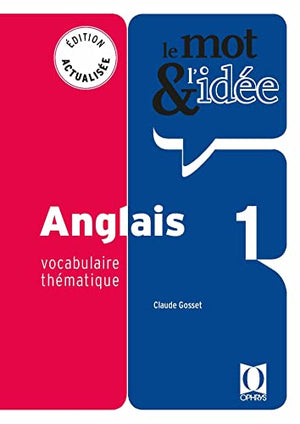 Anglais 1 - Vocabulaire thématique