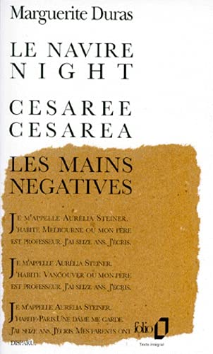 Le Navire Night - Césarée - Les Mains Négatives - Aurélia Steiner