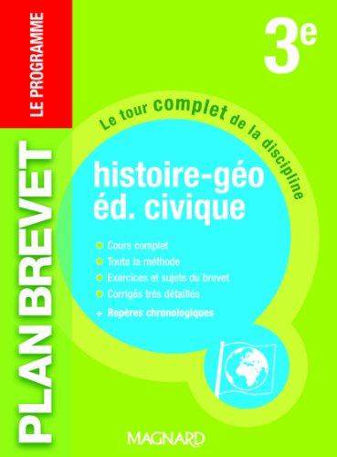 Histoire-Géo Education civique 3e
