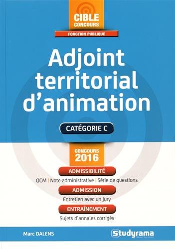 Adjoint territorial d'animation session 2016