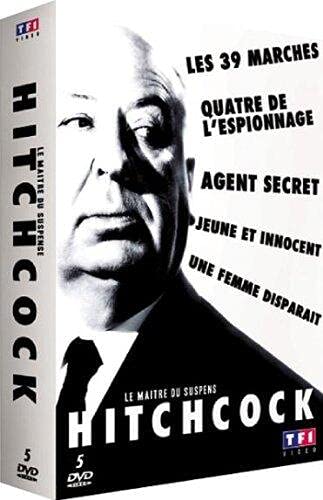 Hitchcock-Le maître du Suspense : Les 39 marches + Quatre de l'espionnage + Agent Secret + Jeune et Innocent + Une Femme disparaît