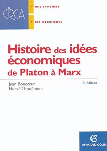 Histoire des idées économiques : de Platon à Marx