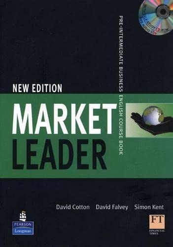 Market Leader Pre-Intermediate Coursebook/Class CD/Multi-Rom Pack.