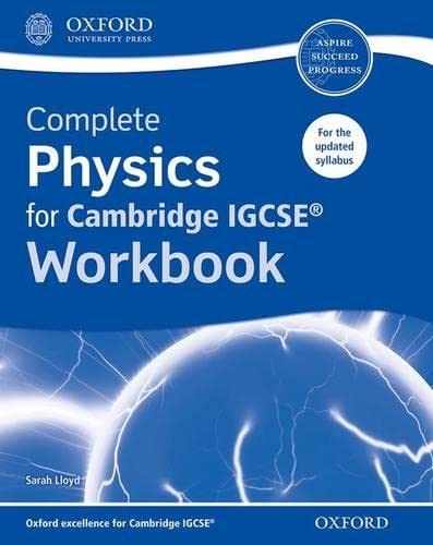 Complete Physics for Cambridge IGCSE® Workbook: Third Edition