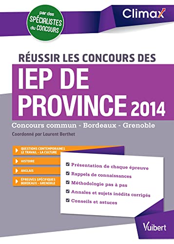 Réussir les concours des IEP de Province