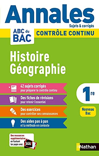 Annales ABC du BAC 2023 - Histoire-Géographie 1re - Sujets et corrigés - Enseignement commun première - Contrôle continu Nouveau Bac (9)