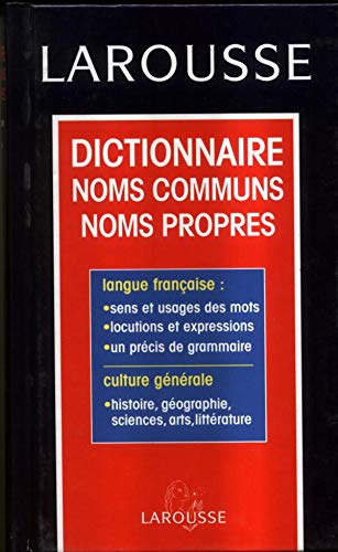 Dictionnaire Noms communs / Noms propres