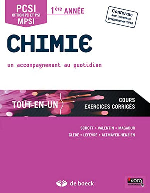 Chimie PCSI - 1re année: Tout-en-un