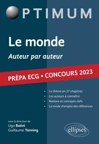 Le monde Prépa ECG Concours 2023