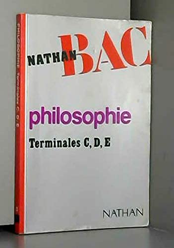 Philosophie, terminales C, D, E