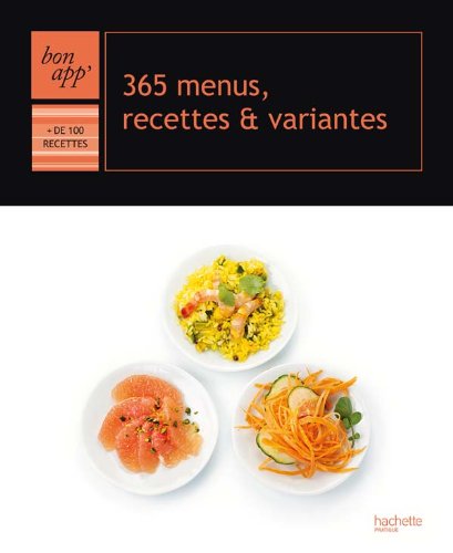 365 menus recettes et variantes