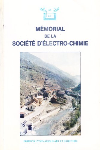 Memorial de la societe d'electro-chimie, 1889-1966