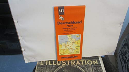 Michelin Map Germany North