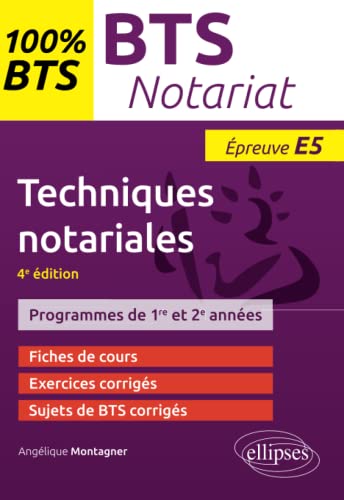 Techniques notariales, BTS notariat