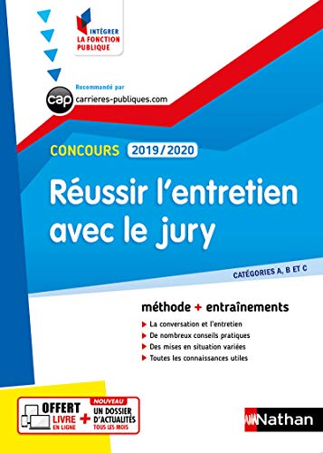 Réussir l'entretien avec le jury - Catégorie A, B et C - Intégrer la fonction - 2019/2020
