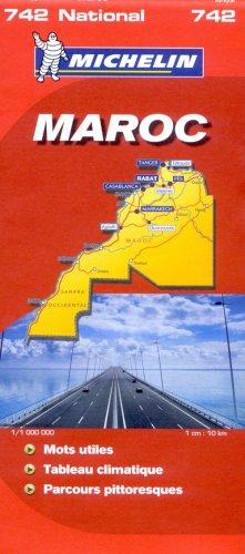 Carte routiere 742 maroc 2008
