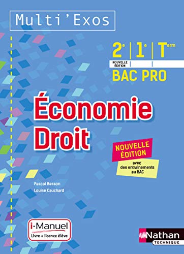 Economie-Droit 2e/1re/Tle Bac Pro Tertiaires