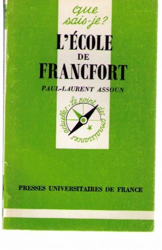 L'École de Francfort