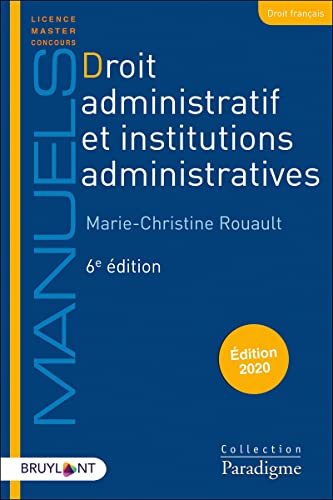 Droit administratif et Institutions administratives