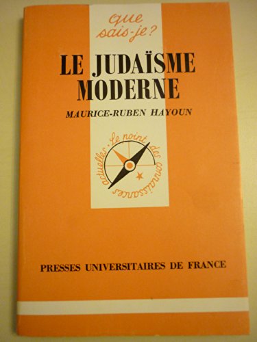 Le judaïsme moderne