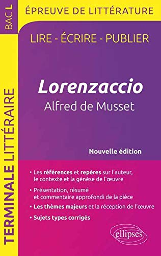Lorenzaccio Alfred de Musset Lire Écrire Publier Français Terminale L Programme 2013