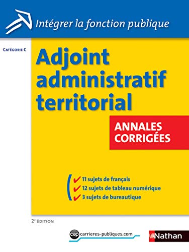Adjoint administratif territorial - Annales corrigées