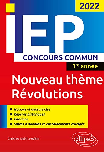 La peur - Révolutions: Concours commun IEP 1re année