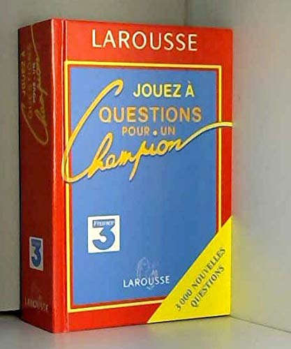 QUESTIONS POUR UN CHAMPION. Livre-jeu 1997