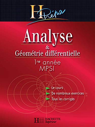 Analyse & Géométrie différentielle 1ère année MPSI