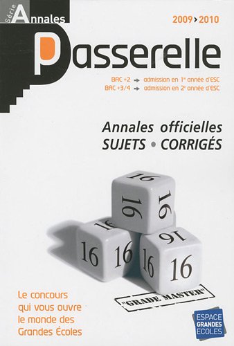 Annales passerelle 2009/2010