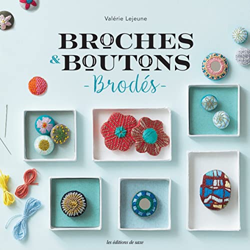 Broches & boutons brodés