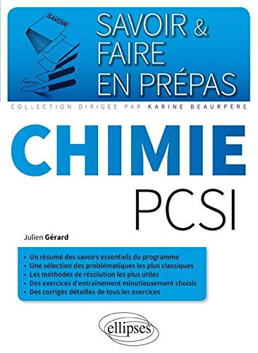 Savoir & Faire en Prépas Chimie PCSI