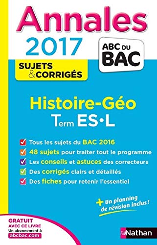 Annales ABC du BAC 2017 Histoire - Géographie Term ES.L
