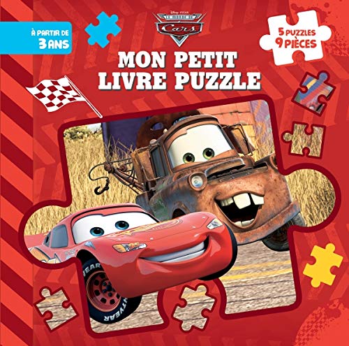 CARS - Mon Petit Livre Puzzle - 5 Puzzles 9 Pièces - Disney Pixar