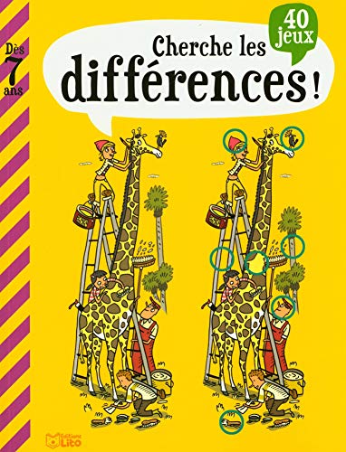 Mon grand livre de jeux: Cherche les différences - Dès 7 ans