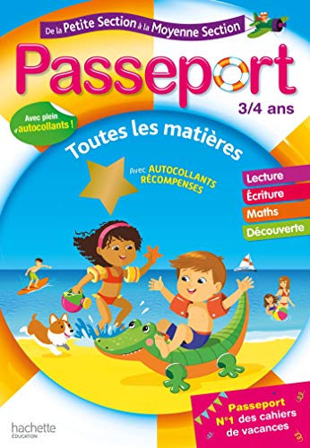 Passeport Cahier de Vacances 2020 de la PS à la MS - 3/4 ans